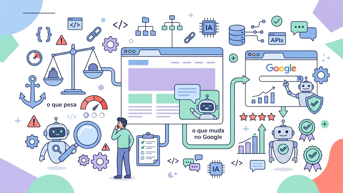 Chatbot com IA no site: quanto pesa e o que muda no Google