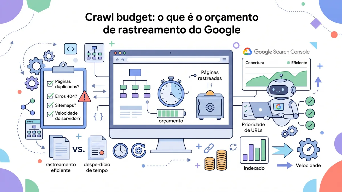 Crawl budget: o que é o orçamento de rastreamento do Google