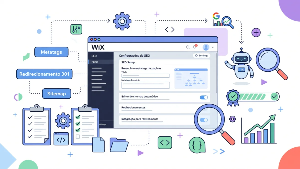 SEO no Wix: onde fica cada ajuste e como conferir